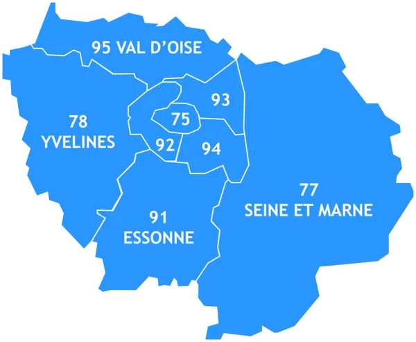Carte de la zone d'intervention
